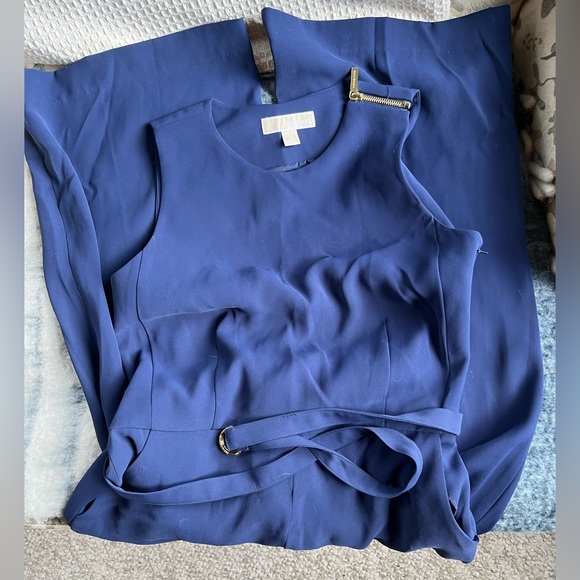 Micheal Kors Woman’s Jumpsuit Wide-Leg Ankle Cropped - Picture 3 of 5